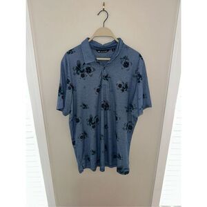 Travis Mathew Mens Polo Speed Runner Floral XL